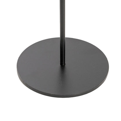 Single Metal Taper Candle Holders Black (8.8x35cmH)