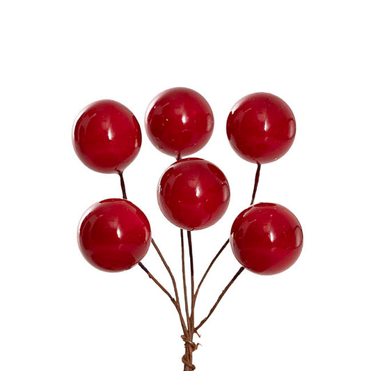 Mini Berry Picks Pack 24 Red (2cmDx9cmH)