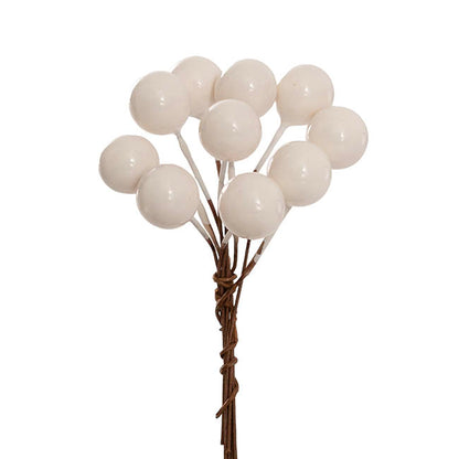 Mini Berry Picks Pack 50 White (1.2cmDx9cmH)