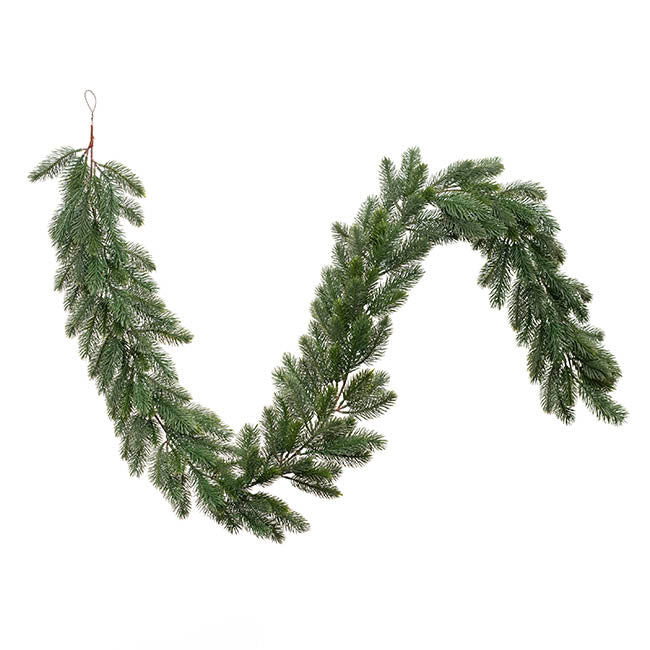 Forest Pine Garland Real Touch Green (220cmL)
