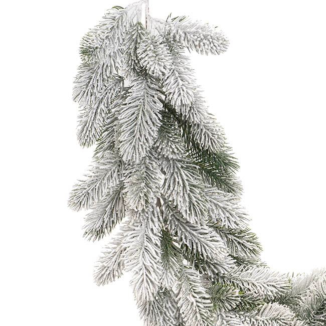 Forest Snow Pine Garland Real Touch White (220cmL)