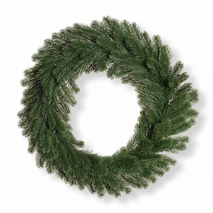 Forest Pine Wreath Real Touch Green (55cmD)