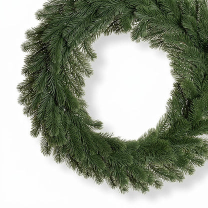 Forest Pine Wreath Real Touch Green (55cmD)
