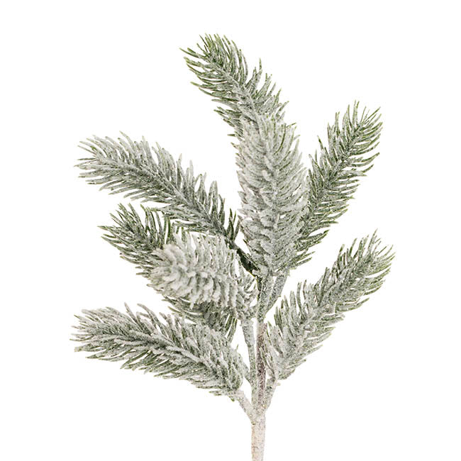 Forest Snow Pine Spray Real Touch White (36cmH)