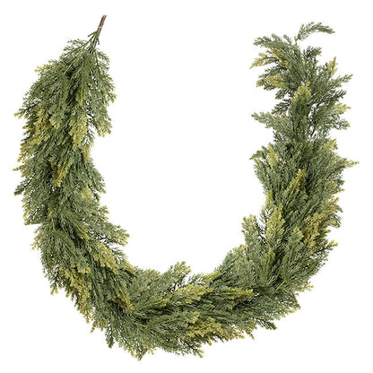 Cypress Pine Garland Real Touch Green (150cmL)