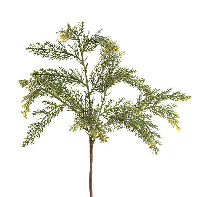 Cypress Pine Spray Real Touch Green (36cmH)