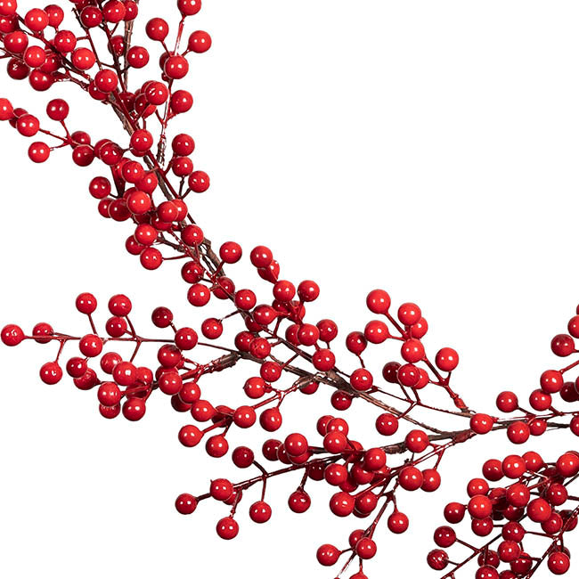 Traditional Berry Garland Red (180cmL)