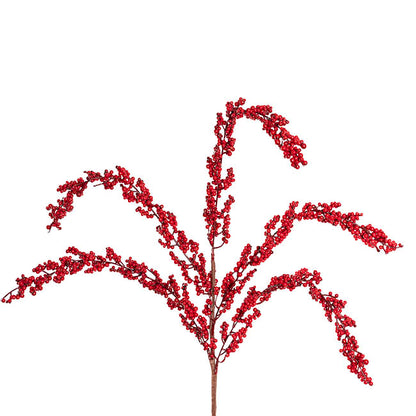 Lush Mini Berry Spray Red (84cmH)