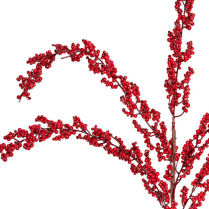 Lush Mini Berry Spray Red (84cmH)