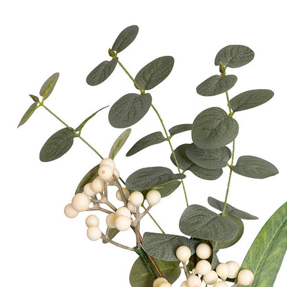 Eucalyptus White Berry Spray Green (61cmH)