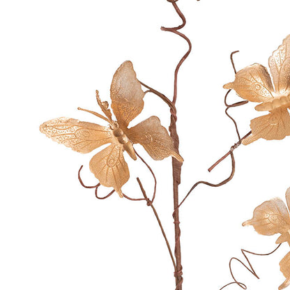 Butterfly Twig Branch Spray Gold (60cmH)