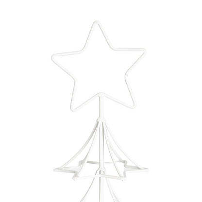 Metal Star Table Top Tree White (30x60cmH)