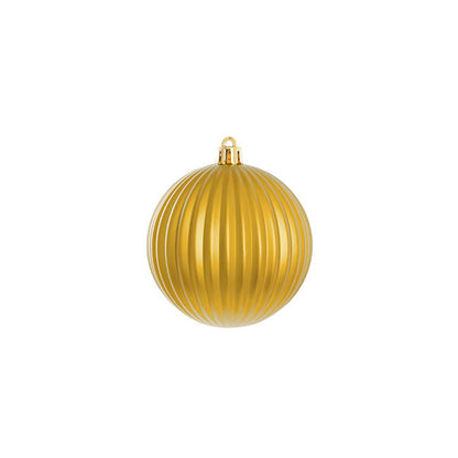 Decorative Assorted Hanging Baubles Set 24 Gold (8cmD)