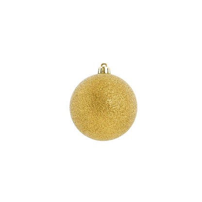 Decorative Assorted Hanging Baubles Set 24 Gold (8cmD)