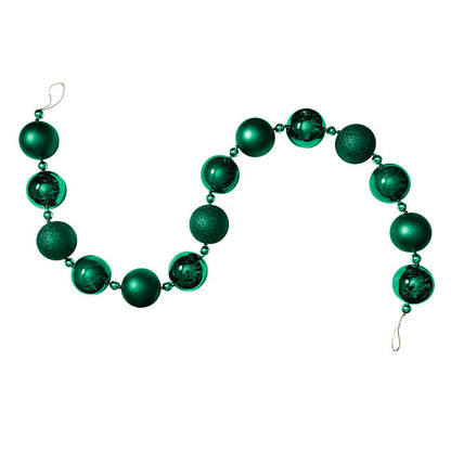 Decorative Bauble Garland Dark Green (180cmL)