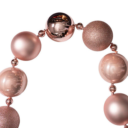 Decorative Bauble Garland Soft Pink (180cmL)