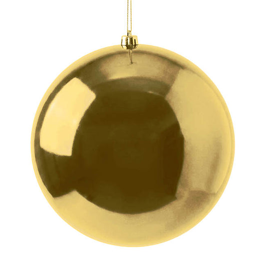 Giant Hanging Bauble Gold (30cmD)