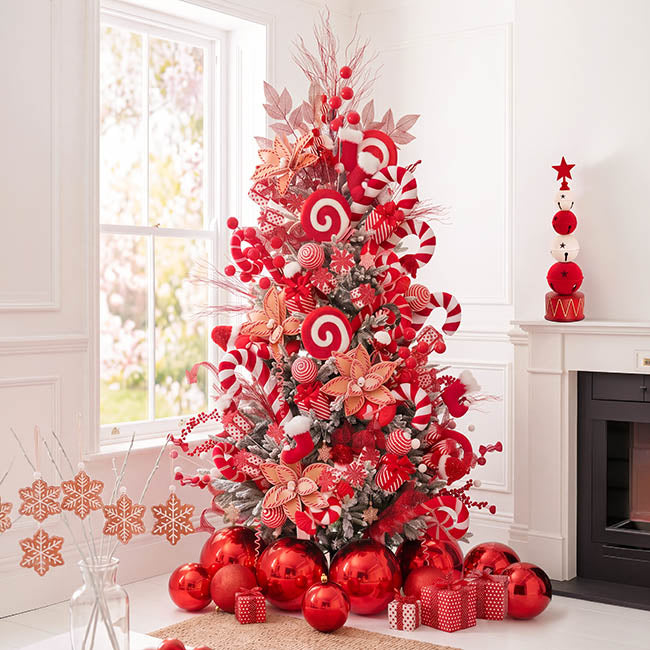 Giant Hanging Bauble Shiny Red (30cmD)