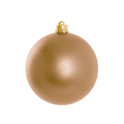 Assorted Hanging Baubles Set 6 Butterscotch (10cmD)