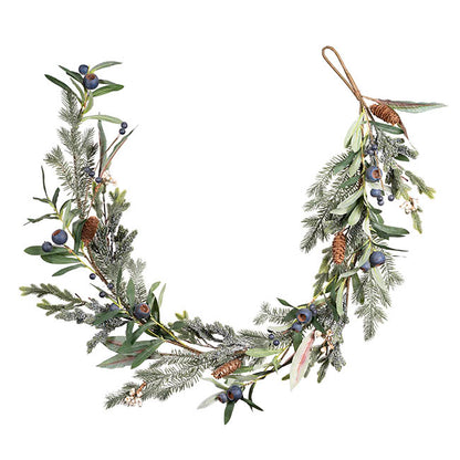 Blueberry Gumnut Pine Garland Green (150cmL)