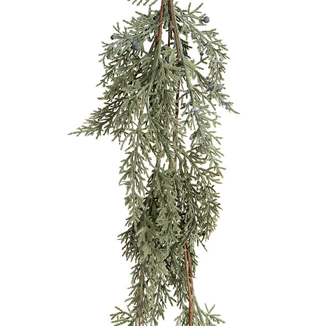 Cedar Pine & Berry Draping Garland Green (120cmL)