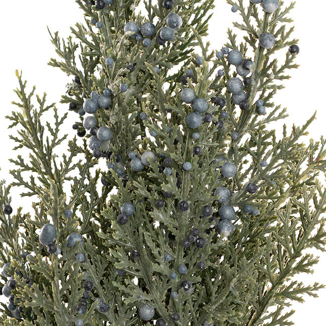 Cedar Pine & Berry Spray Green (61cmH)
