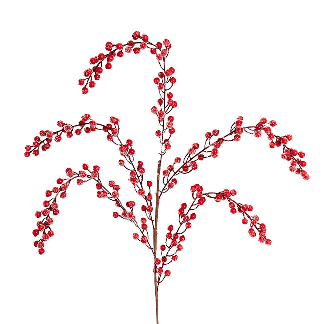 Lush Ice Berry Spray Red (92cmH)