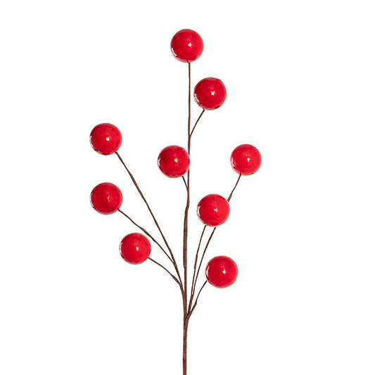 Giant Berry Spray Red (72cmH)