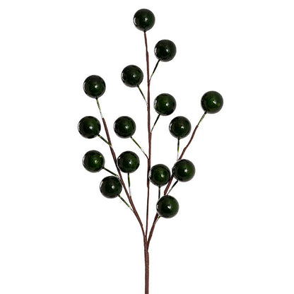 Large Berry Spray Fern Green (65cmH)
