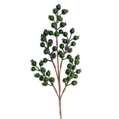 Pomegranate Berry Spray Fern Green (45cmH)