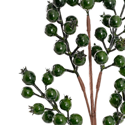 Pomegranate Berry Spray Fern Green (45cmH)