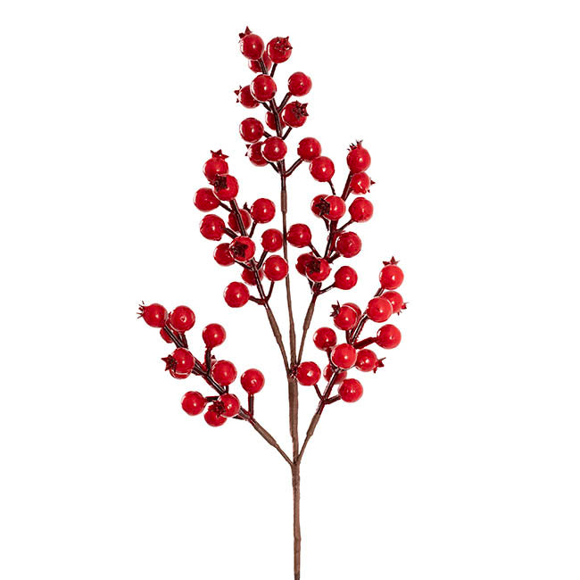 Pomegranate Berry Spray Red (45cmH)
