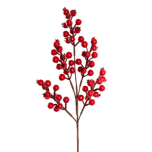 Pomegranate Berry Spray Red (45cmH)