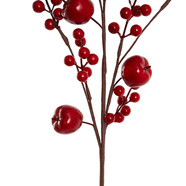 Berry & Apple Spray Red (65cmH)