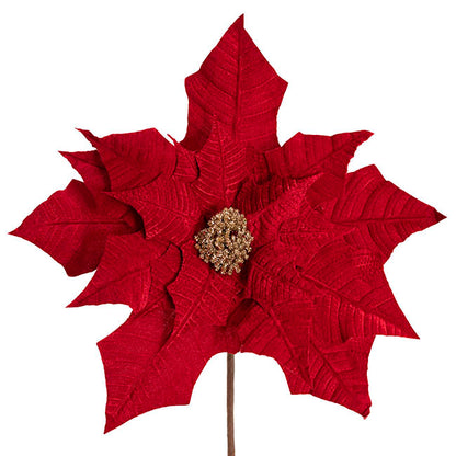 Giant Poinsettia Stem Red (80cmDx73cmH)