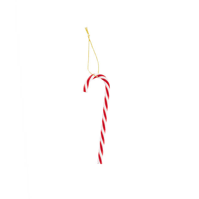 Christmas Candy Cane Pack 5 Red & White (13cmH)