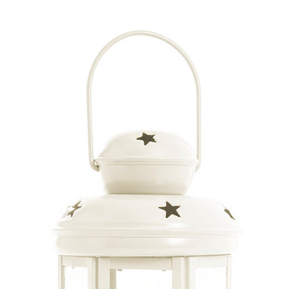 Twilight Metal Hanging Lantern Cream (10x15cmH)