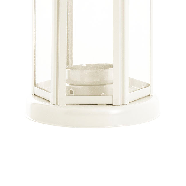 Twilight Metal Hanging Lantern Cream (10x15cmH)