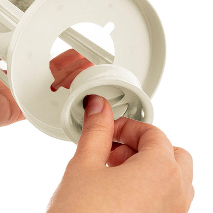 Twilight Metal Hanging Lantern Cream (10x15cmH)