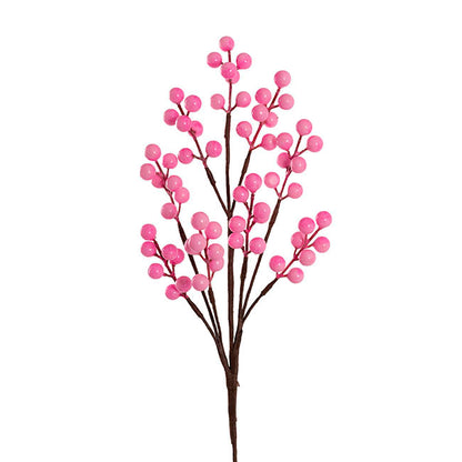 Christmas Berry Spray Candy Pink (43cmH)