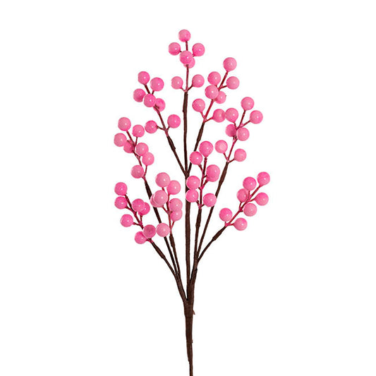 Christmas Berry Spray Candy Pink (43cmH)