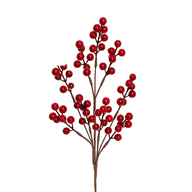 Christmas Berry Spray Red (43cmH)