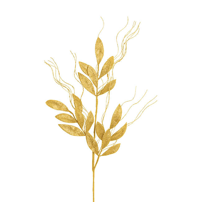Christmas Leaf & Vine Spray Gold (80cmH)