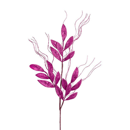 Christmas Leaf & Vine Spray Purple (80cmH)