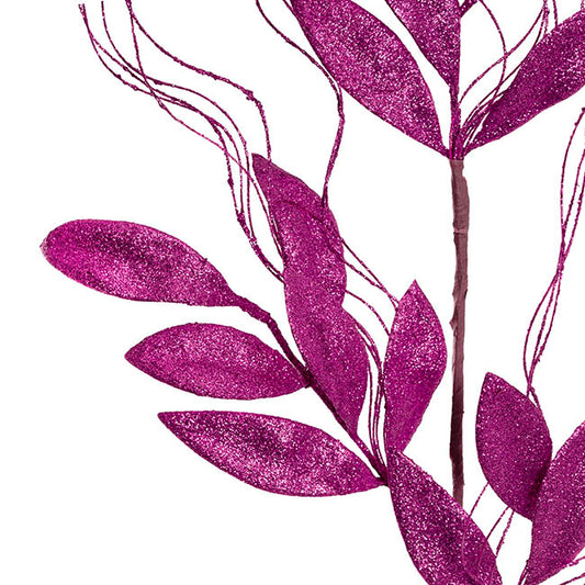 Christmas Leaf & Vine Spray Purple (80cmH)