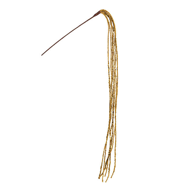 Cascading Sparkling Glitter Spray Gold (116cmH)