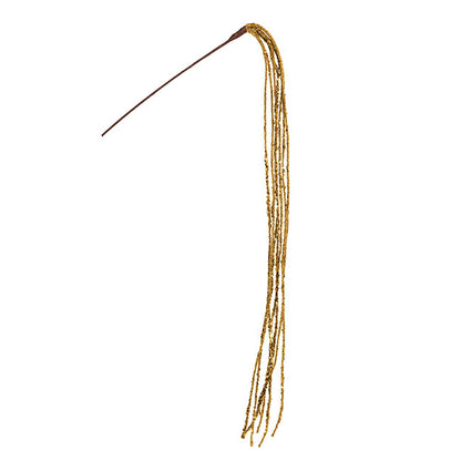 Cascading Sparkling Glitter Spray Gold (116cmH)