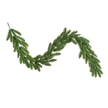 Traditional Real Touch Pine Garland Green (180cmL)