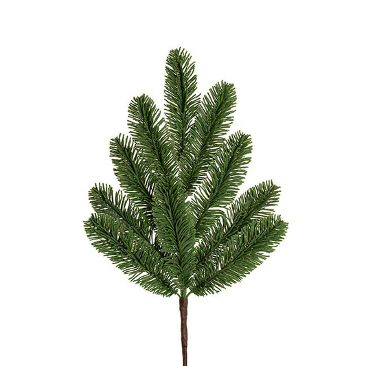 Traditional Real Touch Pine Spray Green (50cmH)