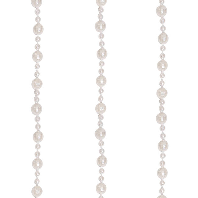 Pearl Beaded Garland White (0.8x270cmL)
